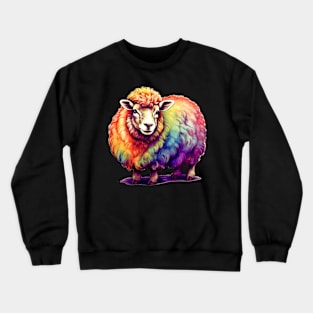 Rainbow Sheep Crewneck Sweatshirt